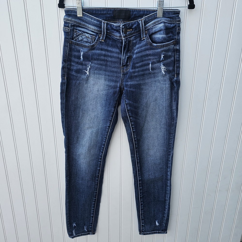BKE Women's Skinny Jeans - Dark Blue